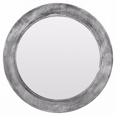 Зеркало круглое в серой раме Big window grey 